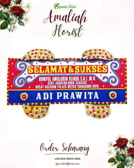 Papan Bunga Ucapan Selamat Sariyoso